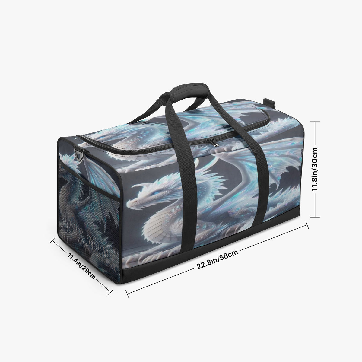 Iced Dragon Duffel Bag | 1186.,Adventure Travel,bags,Custom Travel ...